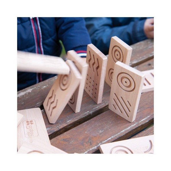 Продукт Andreu toys Гигант - Дървено сензорно домино - 0 - BG Hlapeta